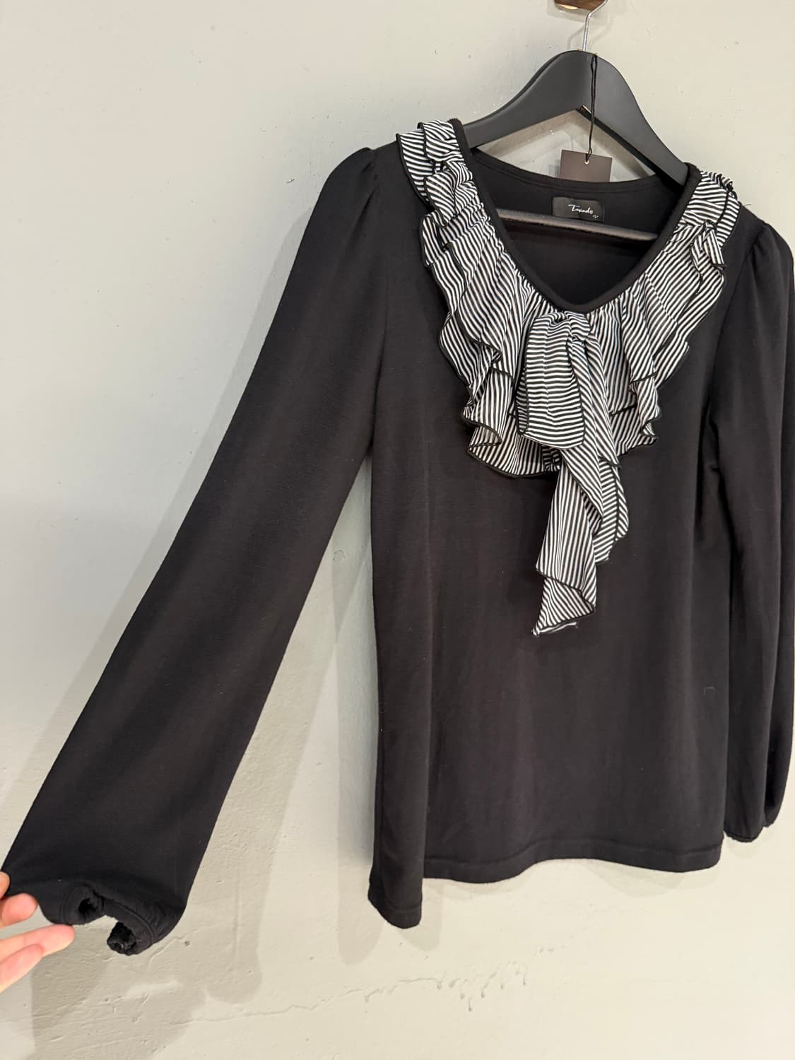 stripe frill detail long sleeve 상품이미지6