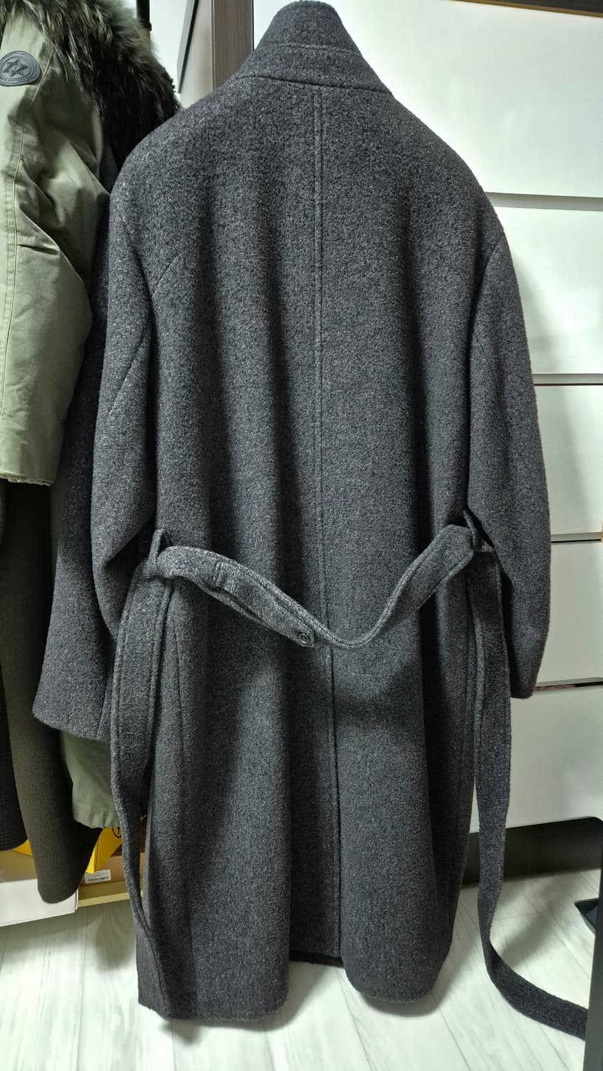 인사일런스 오버사이즈 하이넥 코트 M (새제품) 상품이미지2