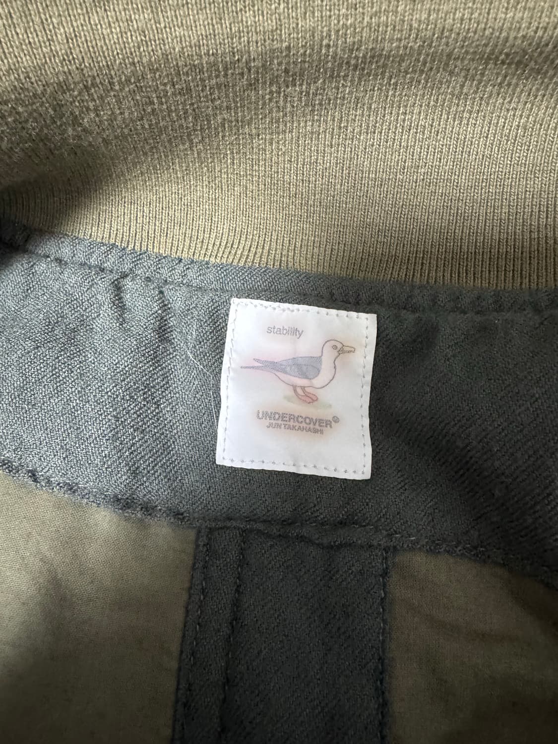 언더커버 봄버 카키 상품이미지4