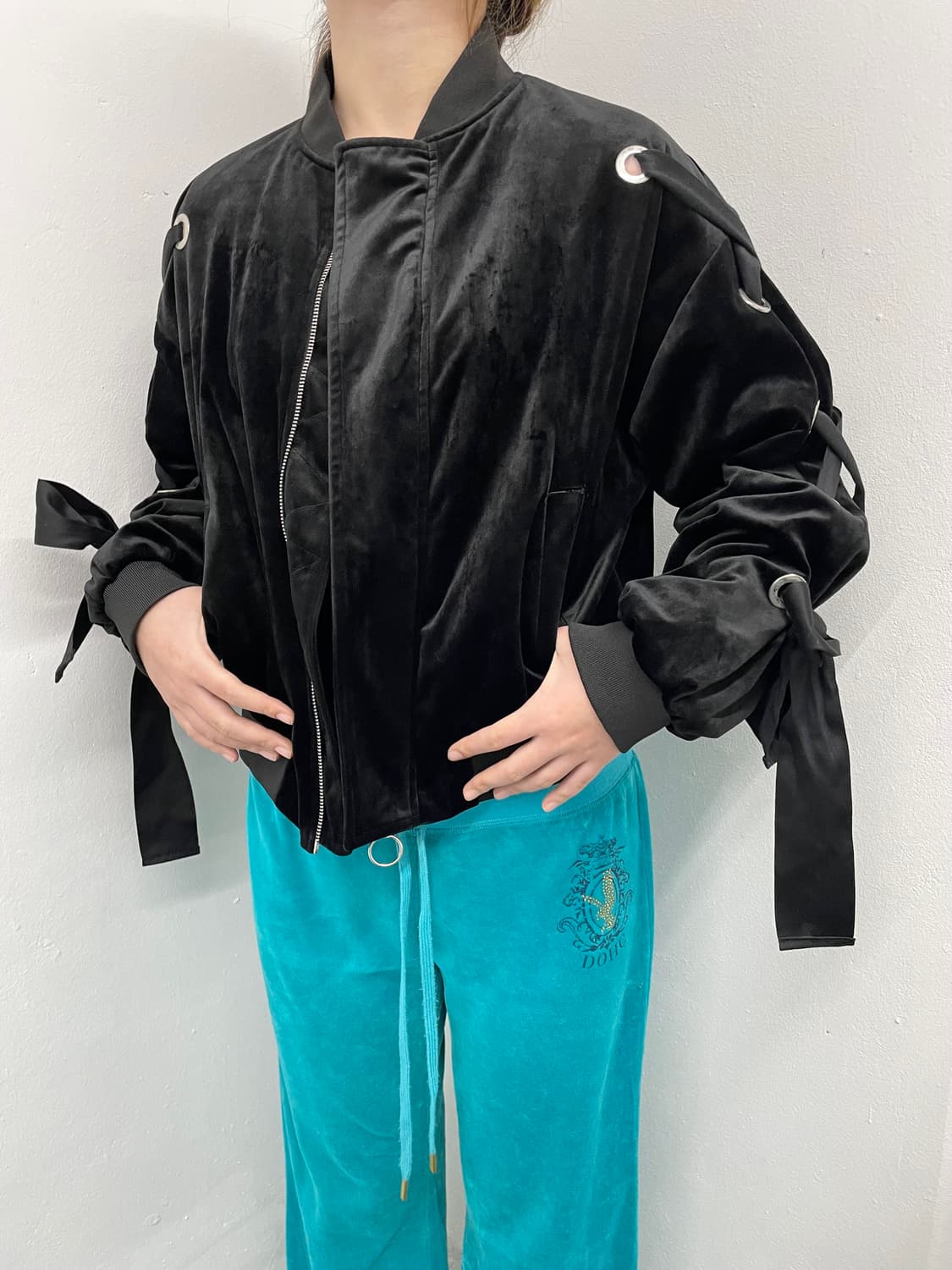 벨로아 아일렛 봄버자켓  상품이미지1