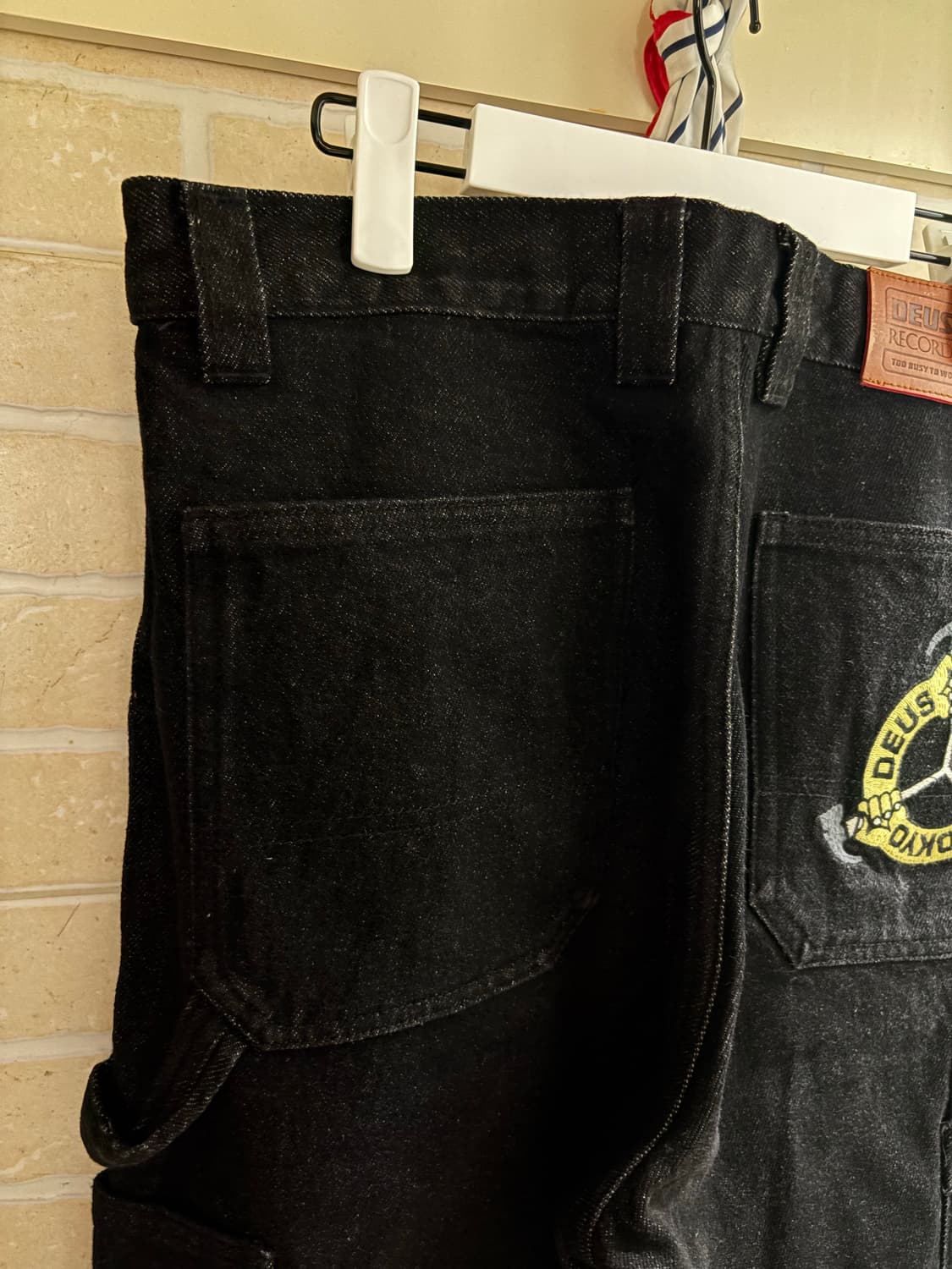 데우스엑스마키나 - 블랙 카펜터 데님 빅펠라 32사이즈 상품이미지8