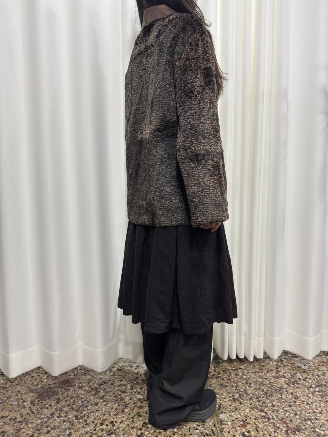 chie fur reversible jacket 상품이미지6