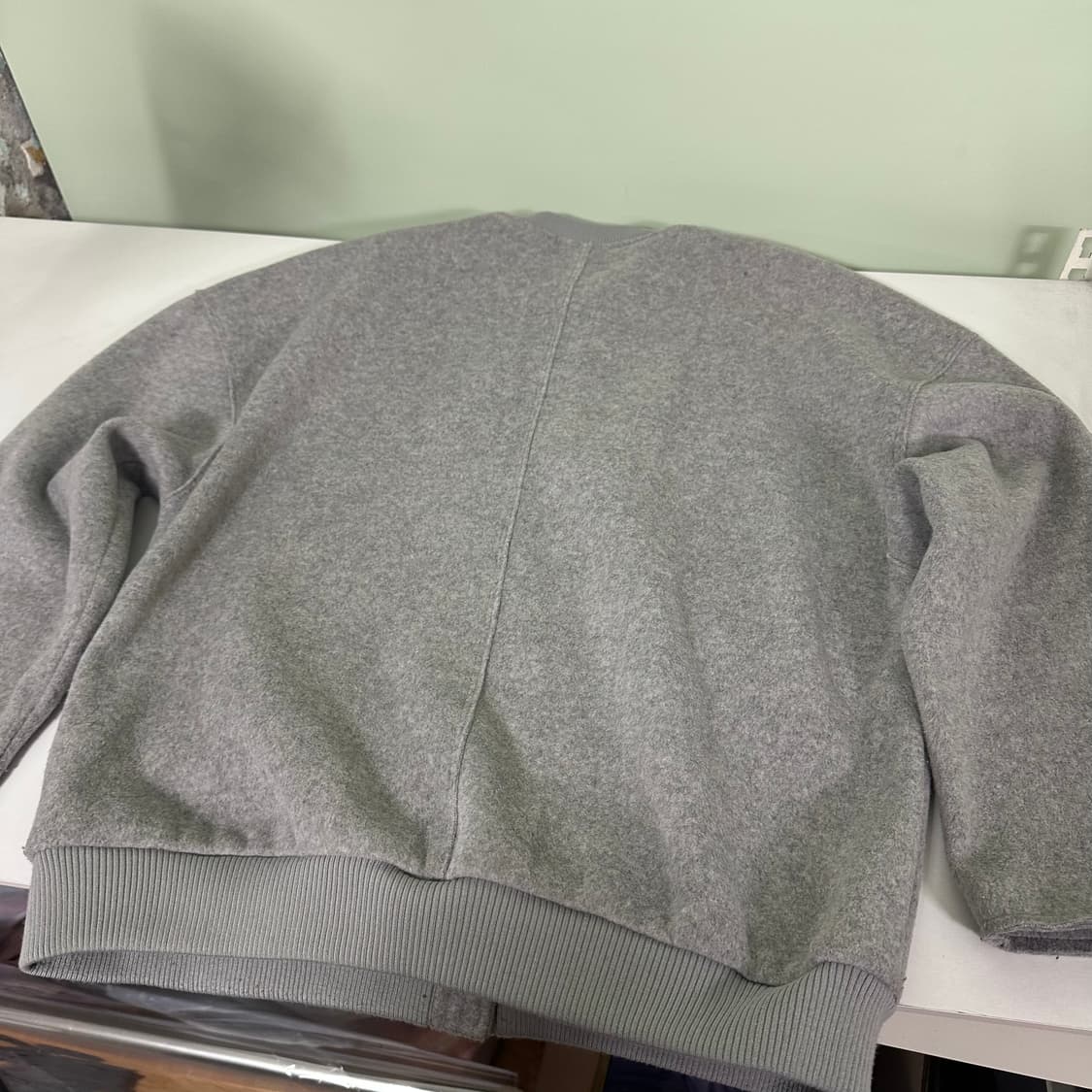 95-100 자라 그레이 빅포켓 블루종 상품이미지5