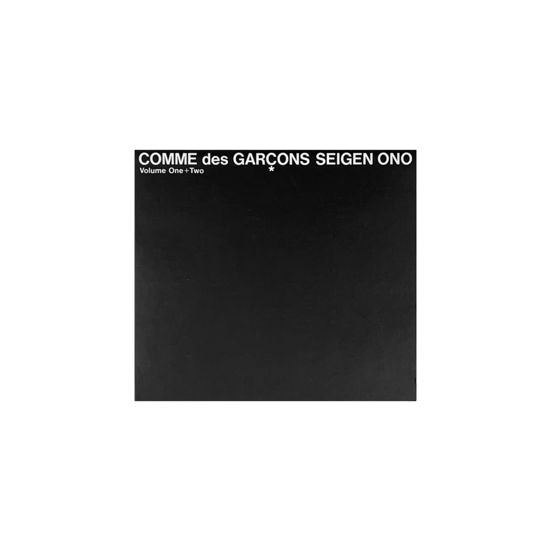 꼼데가르송 세이겐 오노 volume one+two  상품이미지2