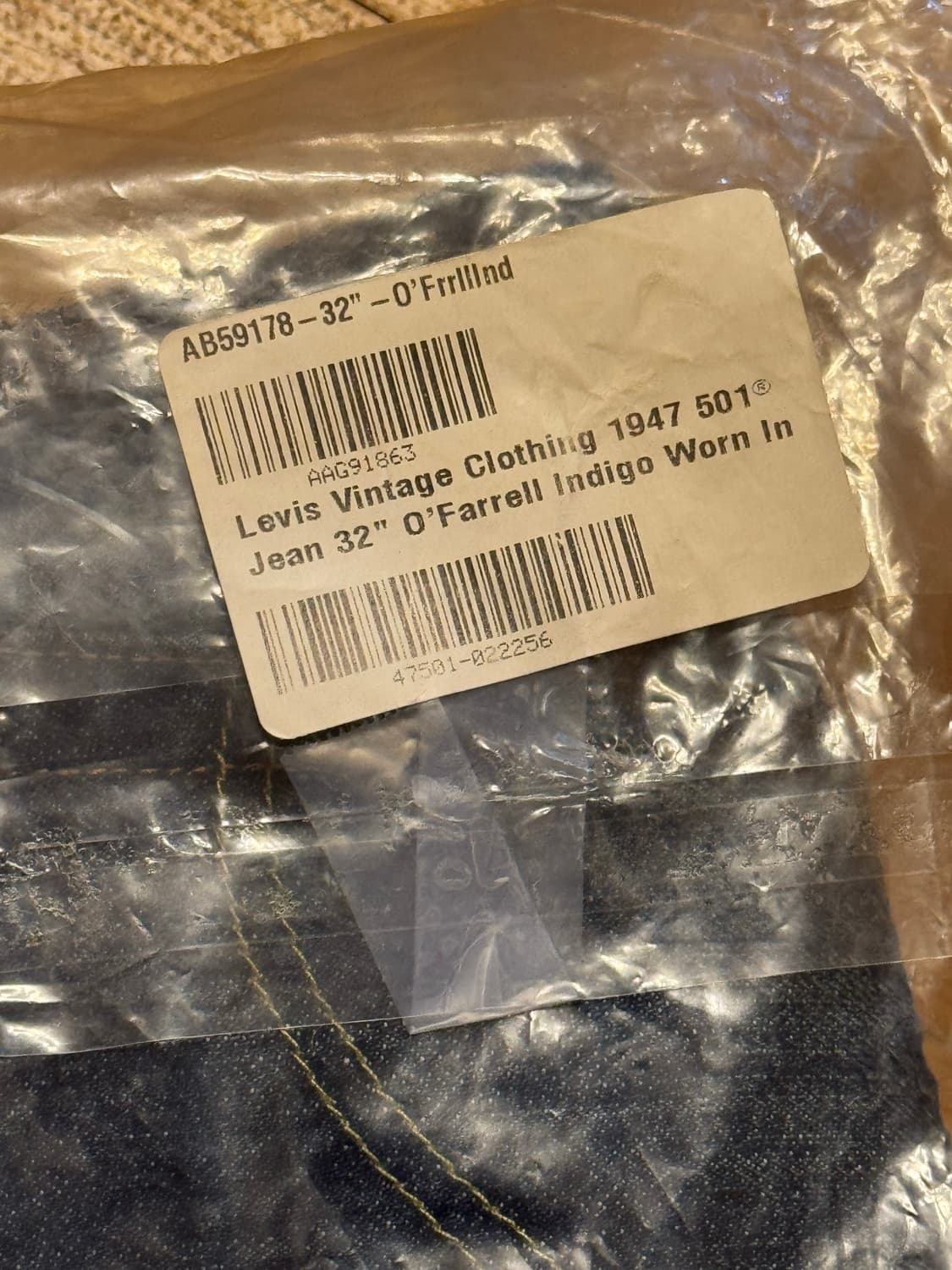 LVC 1947 501 진 47501-0222 32/32 상품이미지7