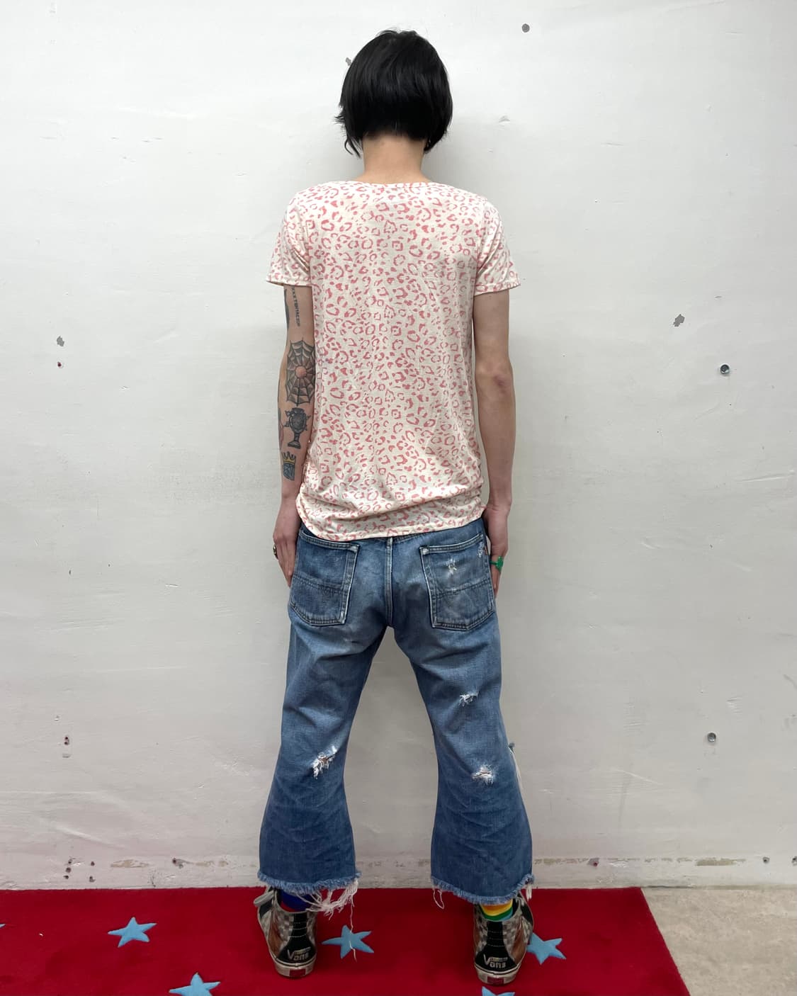 Pink Leopard Shirring T-Shirt  상품이미지5
