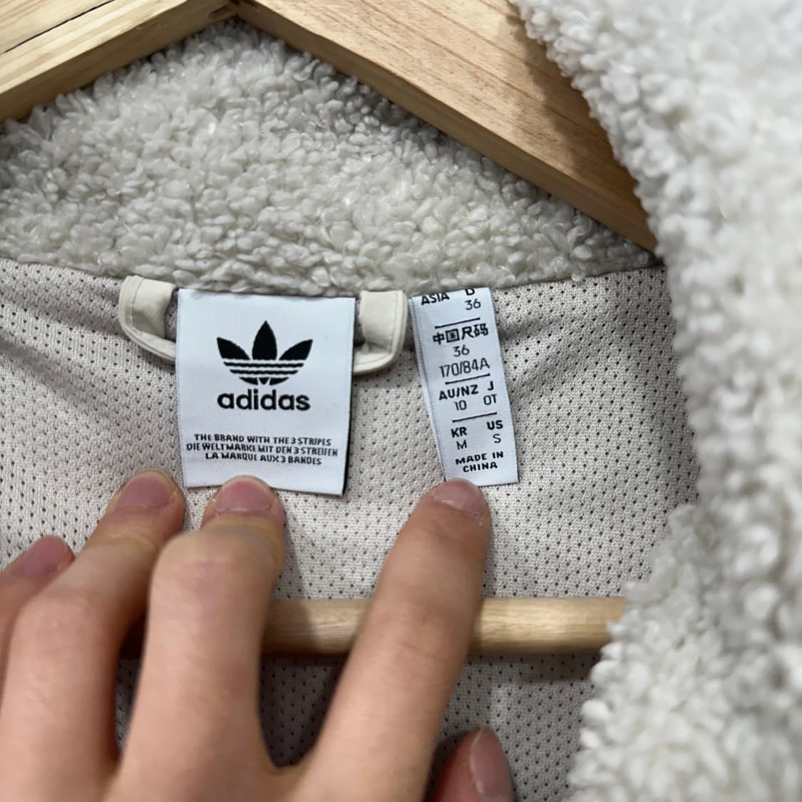 아디다스 뽀글이 자켓 상품이미지3