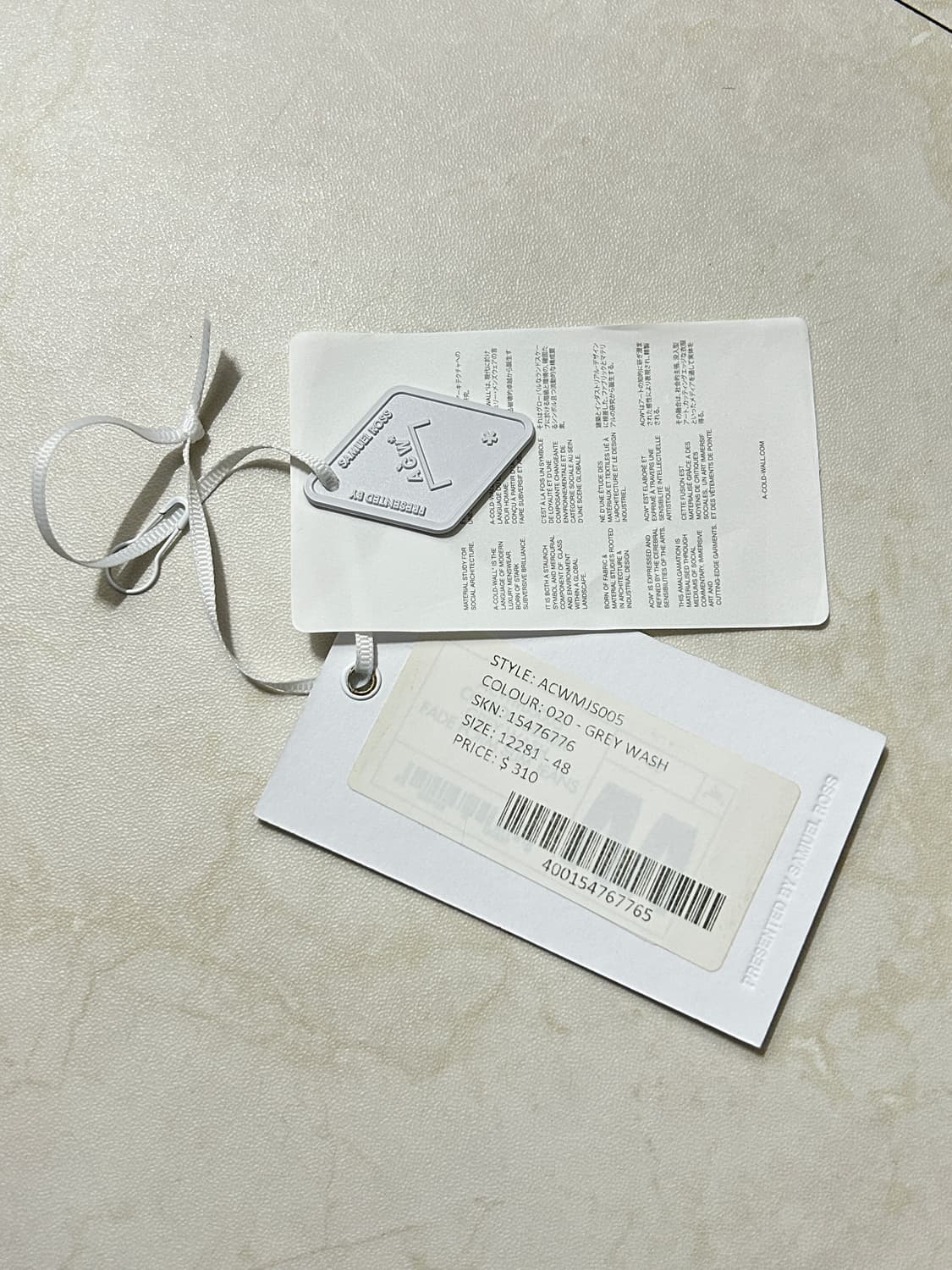 어콜드월 페이드 워시 데님 팬츠 상품이미지9