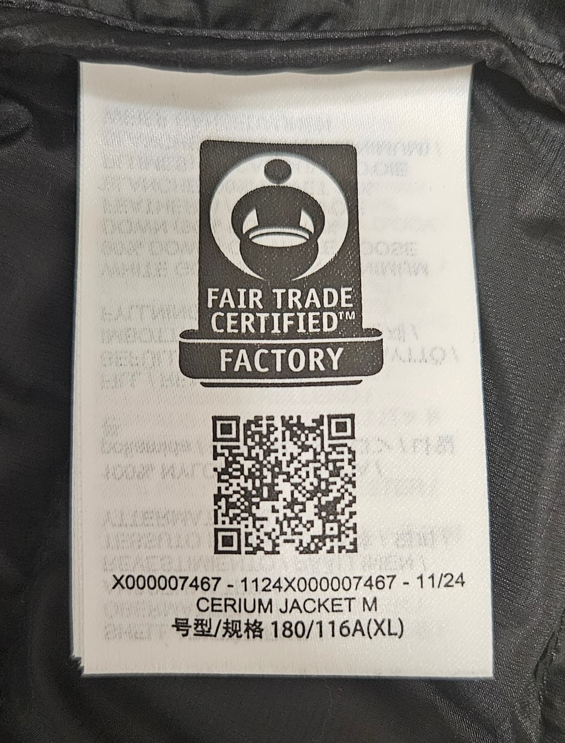 (25년 크림 정품)아크테릭스 세륨 자켓 블랙 XL(105~110) 새제 상품이미지9