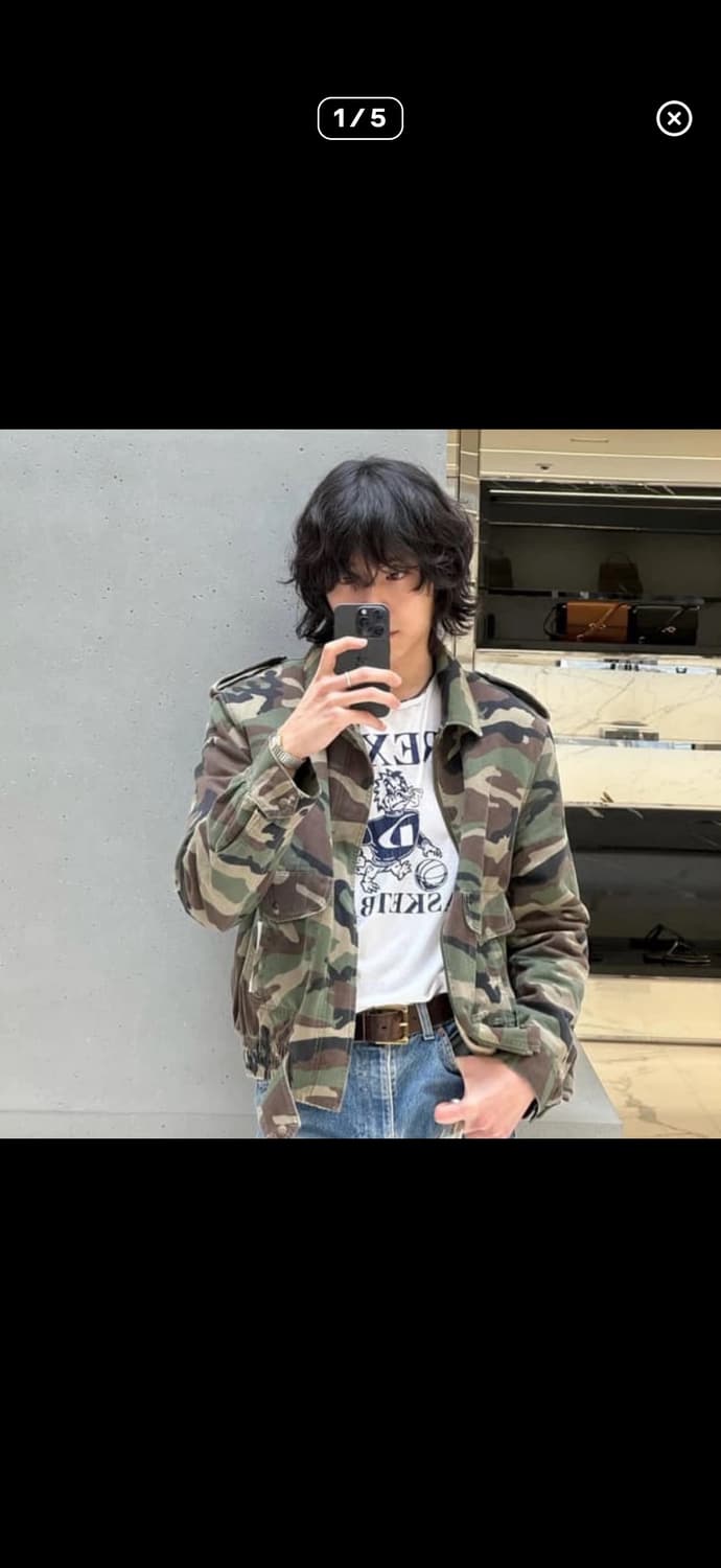 (구함)생로랑 19aw 카모 봄버 자켓 상품이미지1