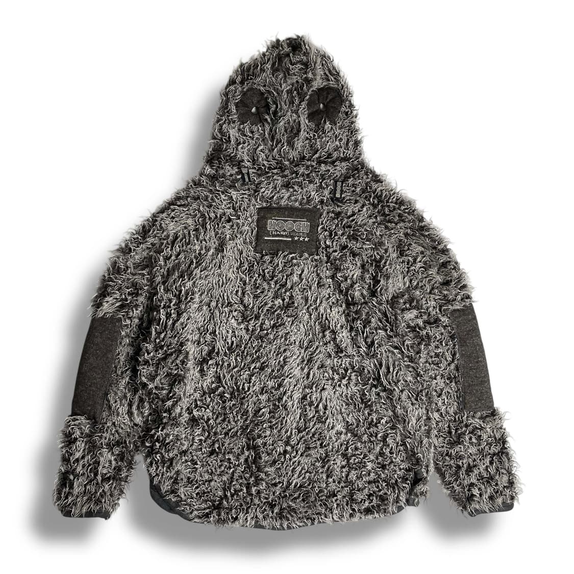 Hooch hardware mixed fibres 퍼 집업 후드 자켓 상품이미지7