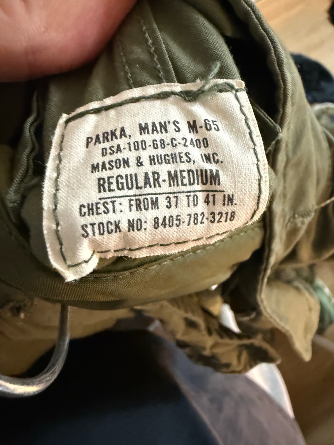 M) 데드스탁 M65 개파카 피시테일  상품이미지4