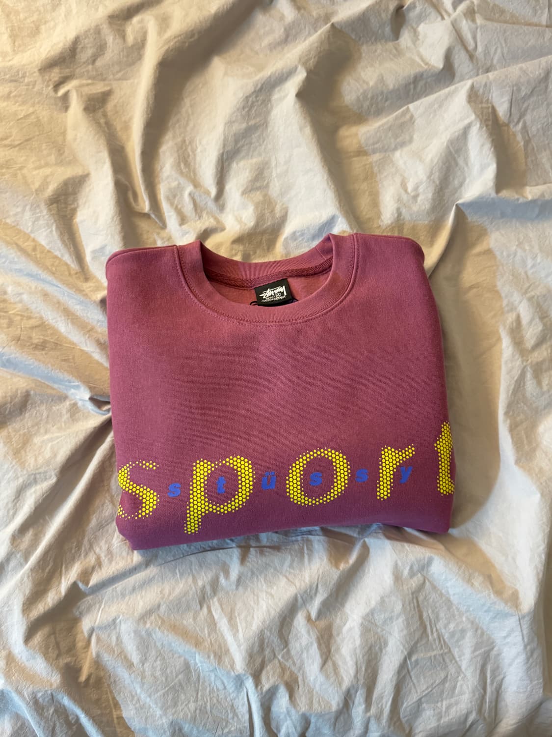 스투시 도트 스포츠 크루넥 상품이미지2