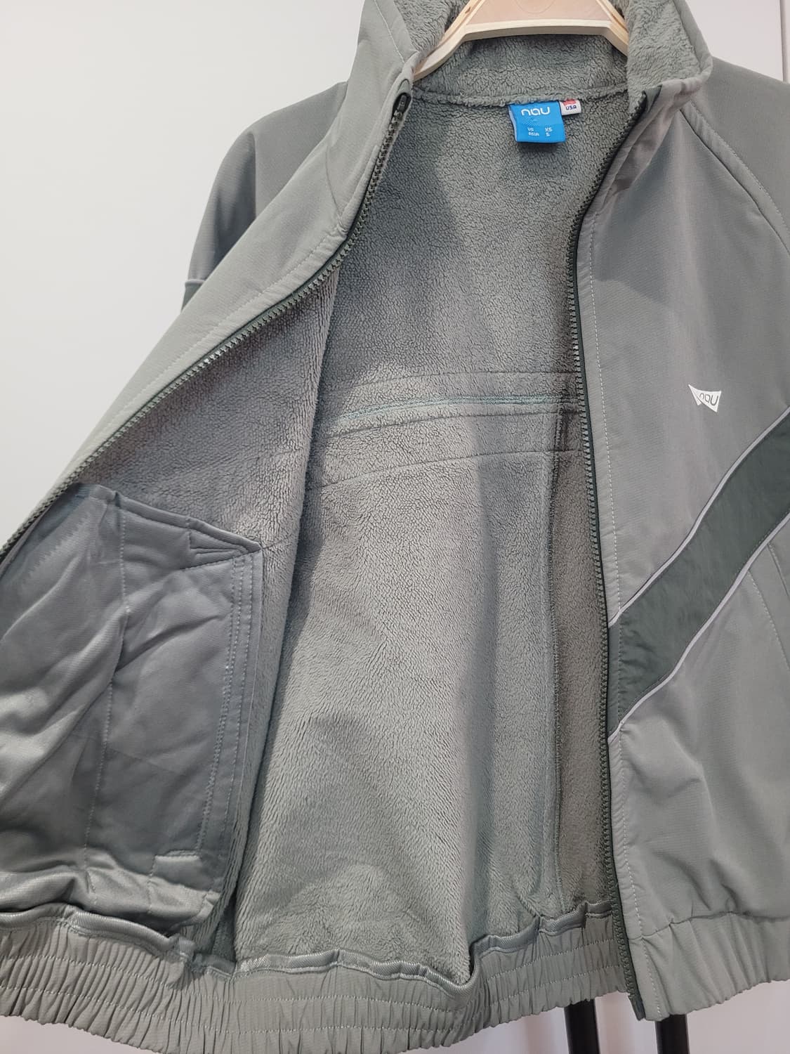 나우NAU 바람막이 후리스 점퍼 남녀공용 XS사이즈 상품이미지9