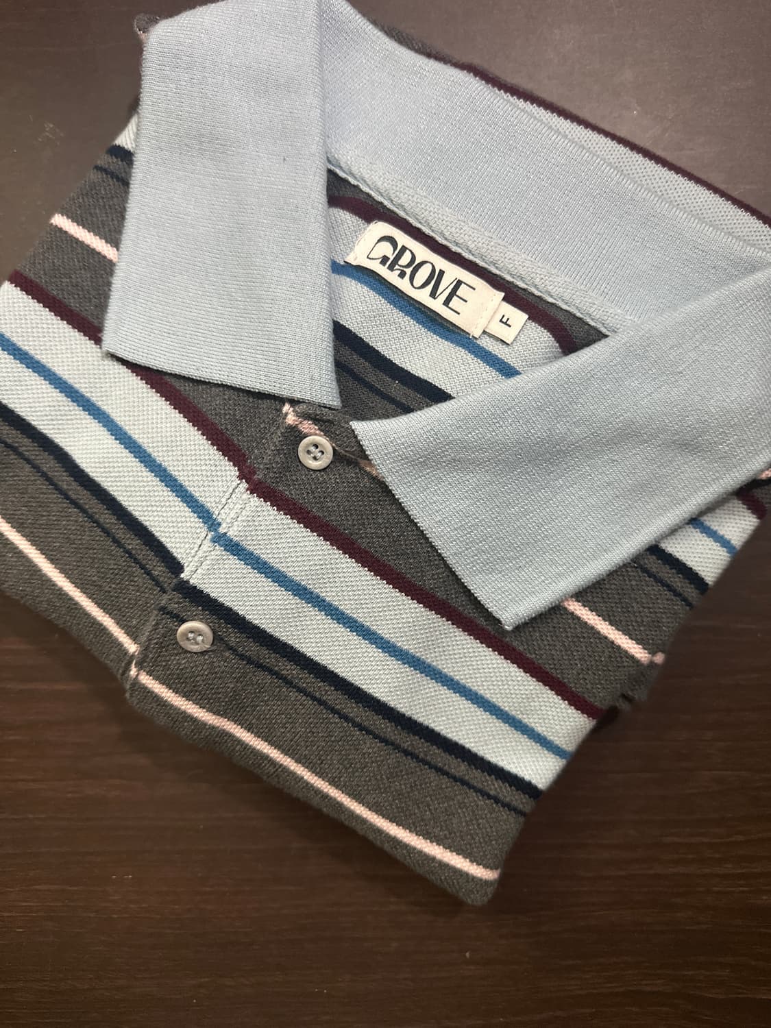 GROVE 그로브스토어 카렐 스트라이프 럭비티셔츠 상품이미지1