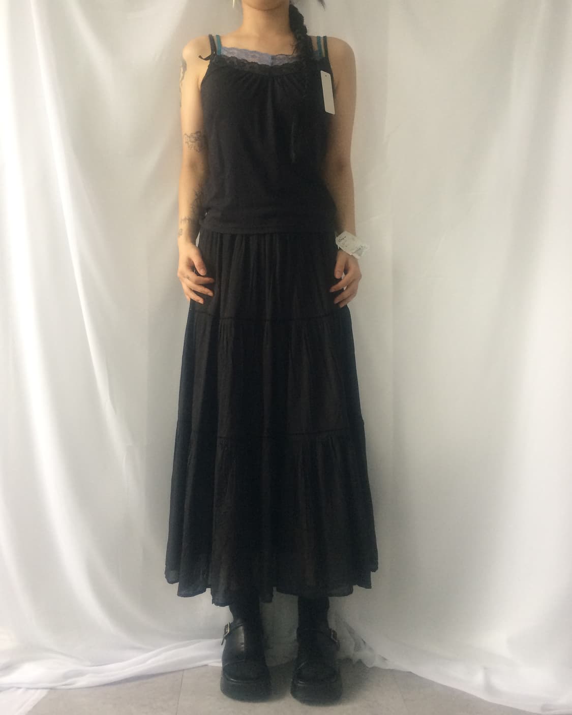 Lace trimming sleeveless 상품이미지5