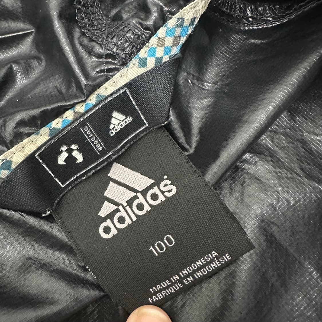 아디다스 경량 바람막이 자켓 블랙 100(L) 상품이미지5