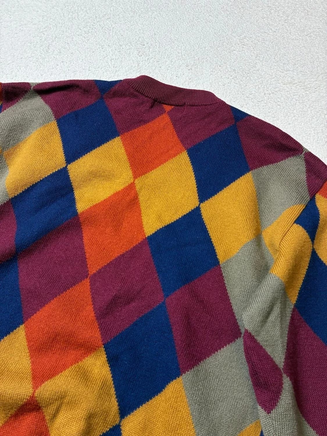 입생로랑 00's Y2K 크롭 다이아체크 니트 PN7308 상품이미지4