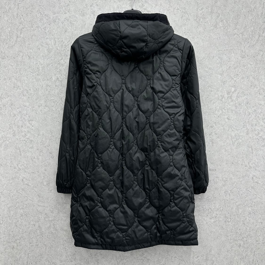 95 캘빈클라인 여자 양면 리버서블 누빔 하프 점퍼 상품이미지4