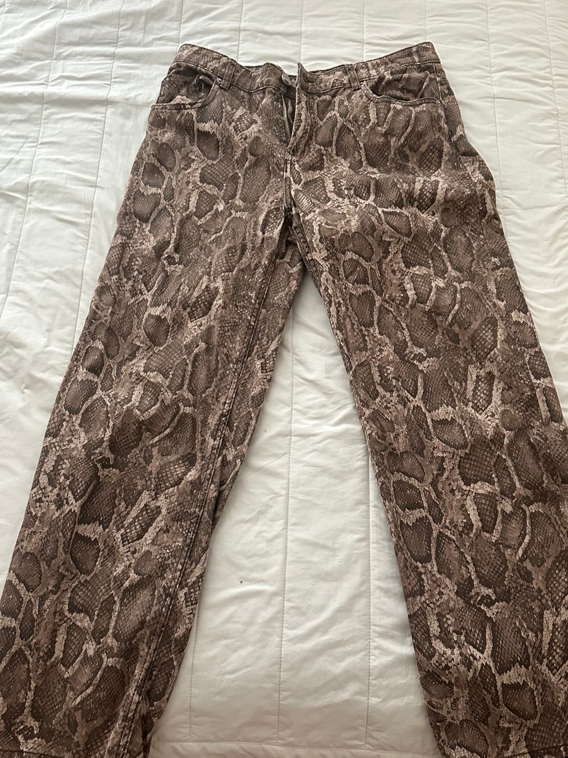 h&m 파이톤 애니멀 팬츠 상품이미지1