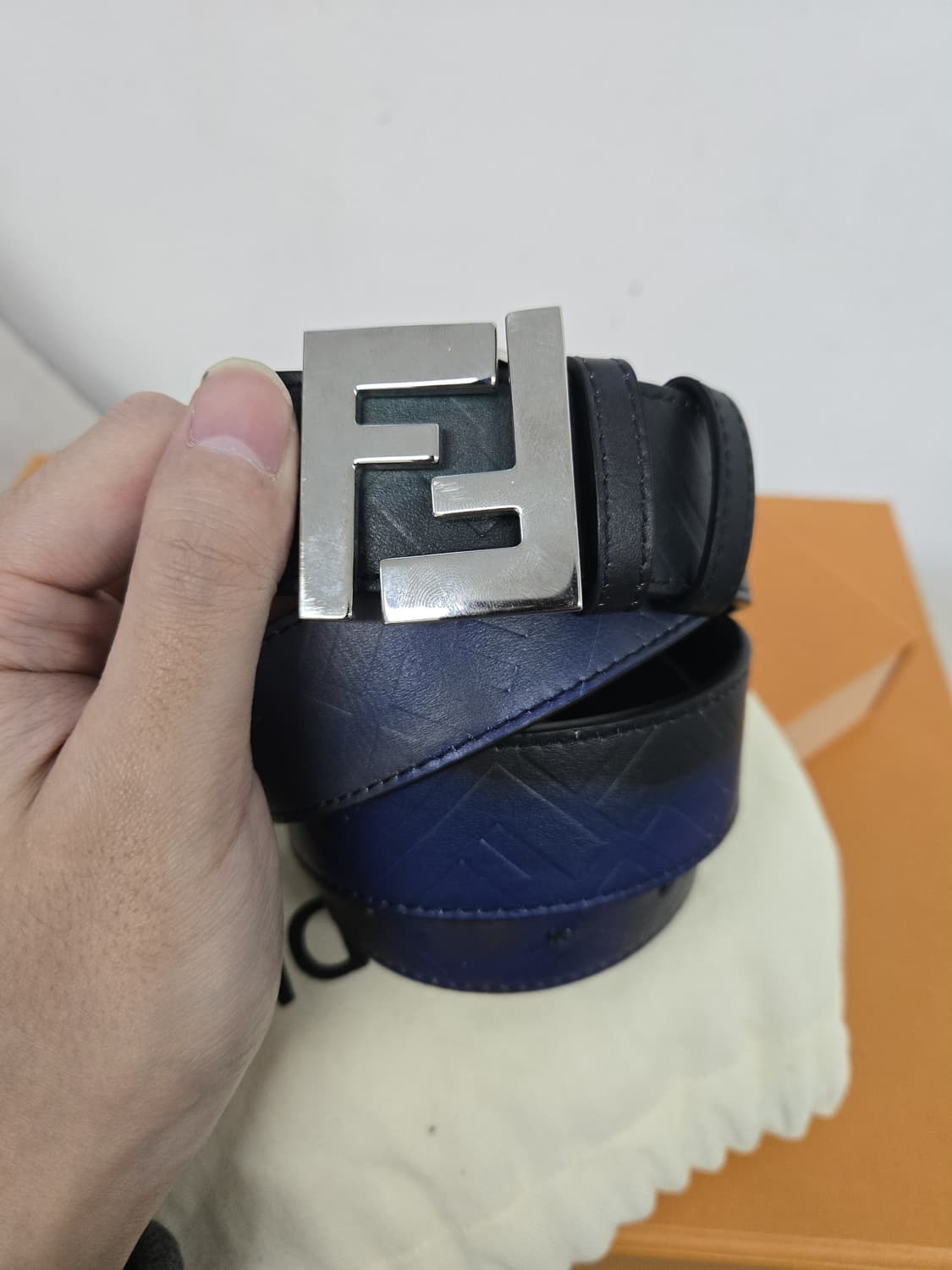 [보증서 정품]펜디 FF 리버시블 벨트 상품이미지4