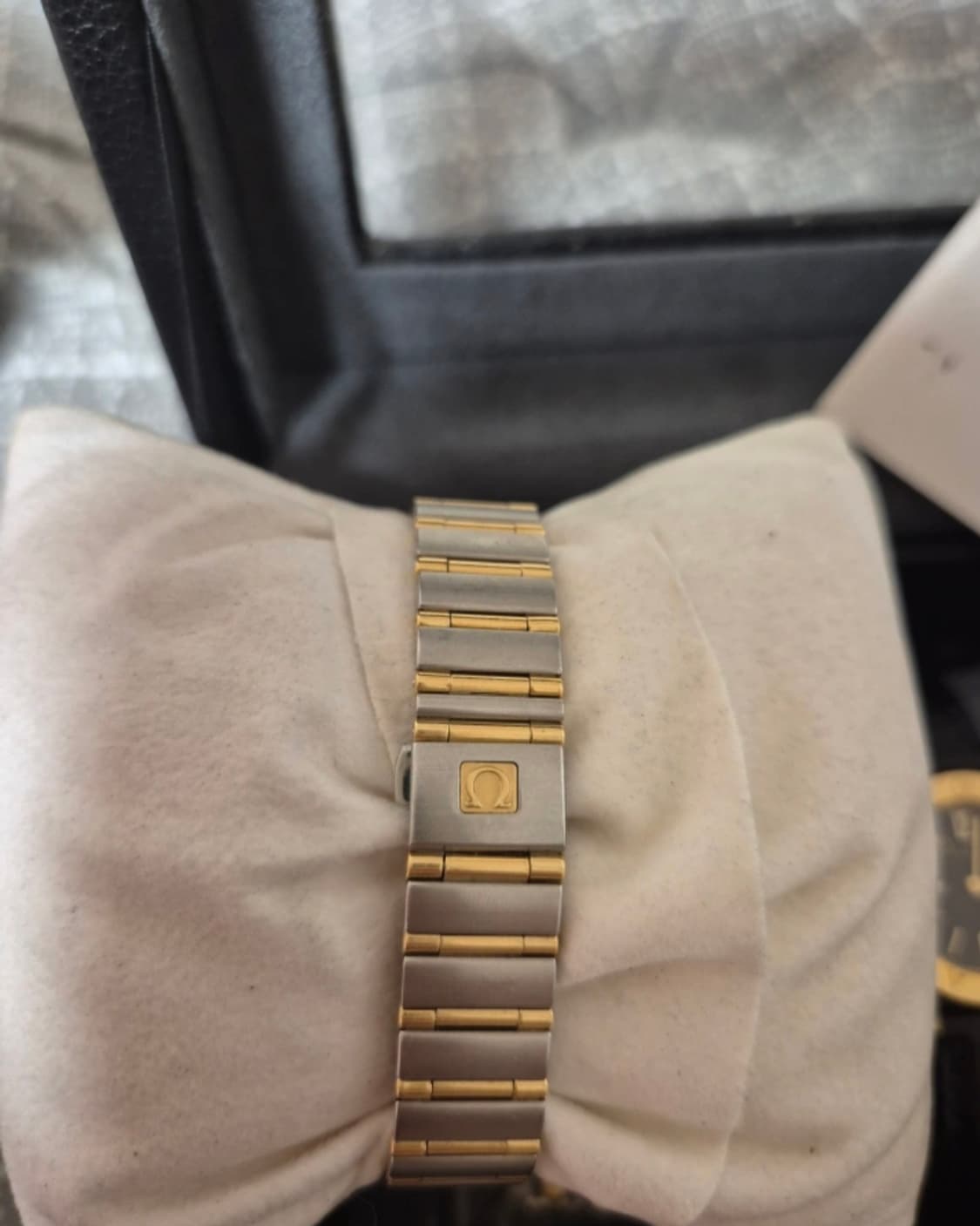 오메가 컨스틸레이션 쿼츠 콤비 여성용 12p 다이아 상품이미지4