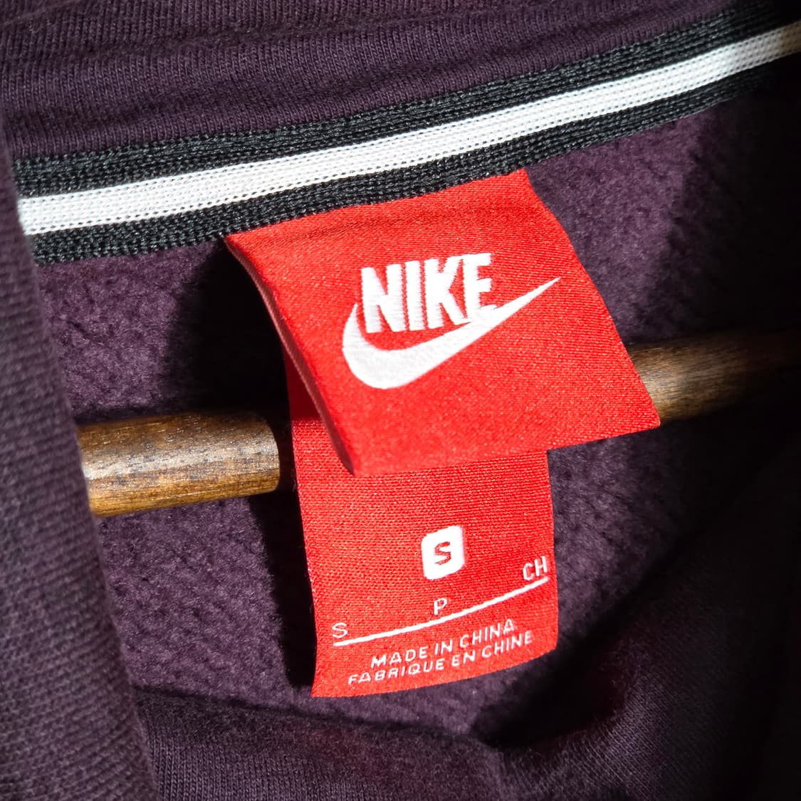 나이키 하이넥 퍼플 빅 로고 후드티 상품이미지9