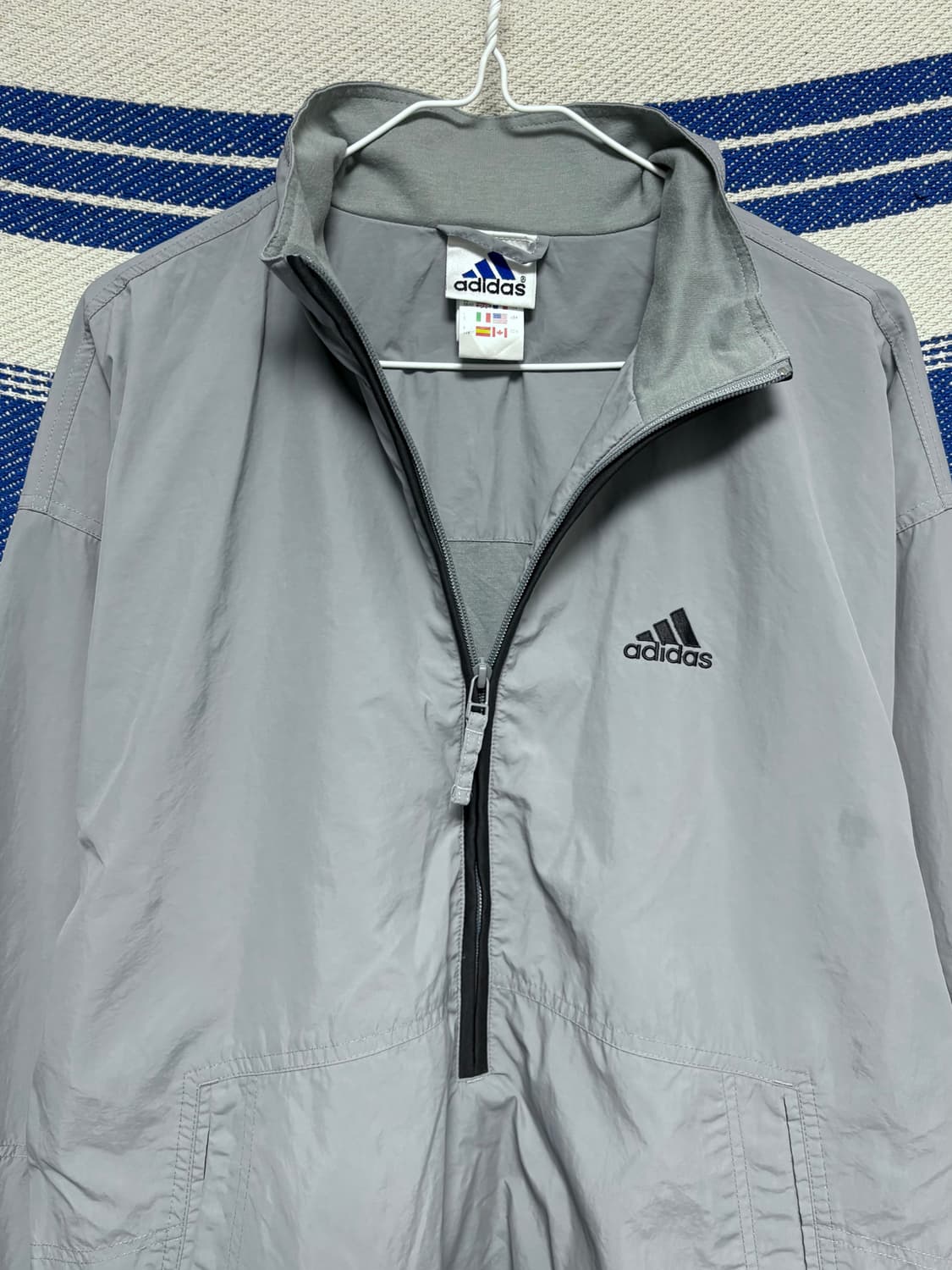 아디다스 나일론 하프 집업 아노락 상품이미지3