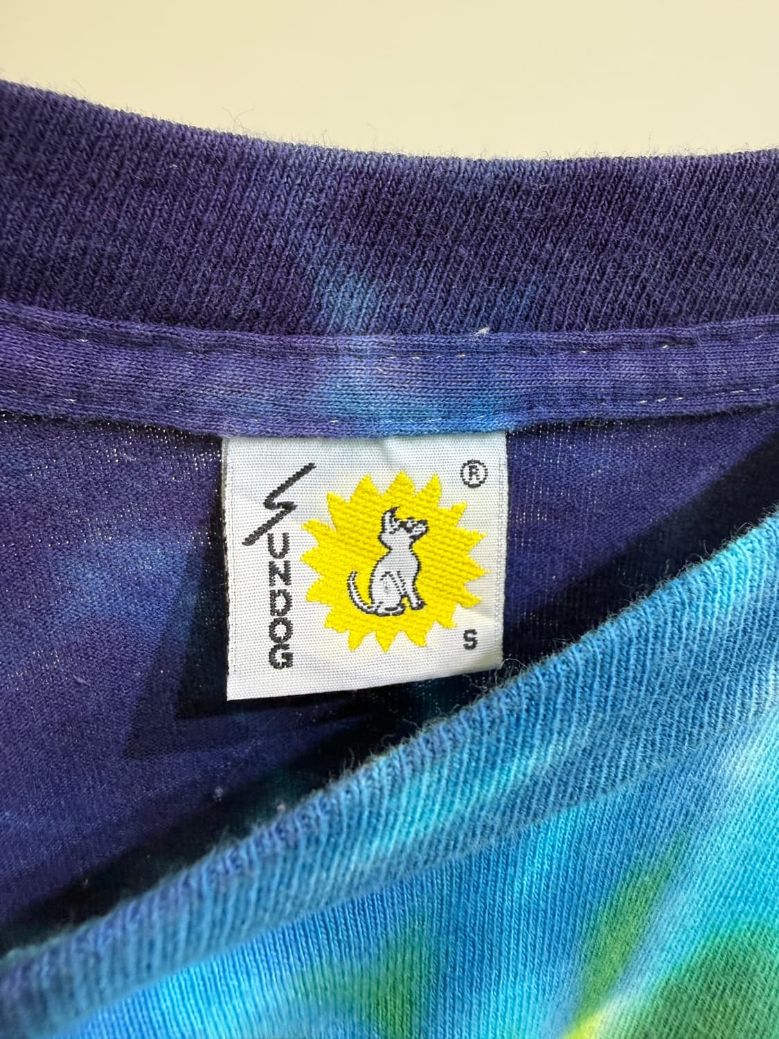 빈티지 SUN DOG (Made in USA) 타이다이 롱슬리브 상품이미지5