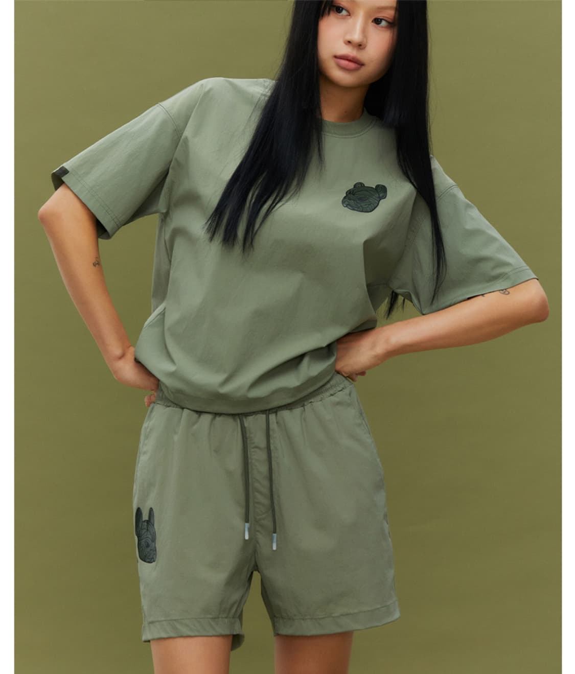 [무료배송][M]라이프워크 남여공용 우븐 반바지 상품이미지9