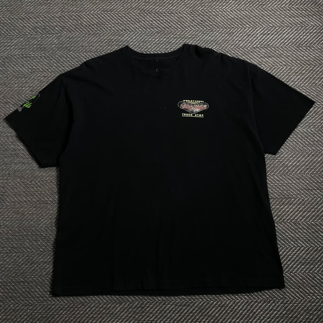 USA 빈티지 트럭 스탑 빅로고 반팔 티셔츠o 4386 상품이미지3