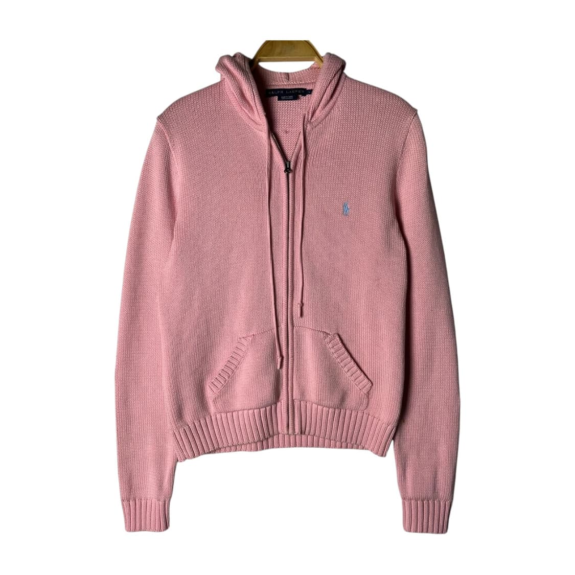 [Ralph Lauren] 랄프로렌 코튼 니트 후드집업 상품이미지1
