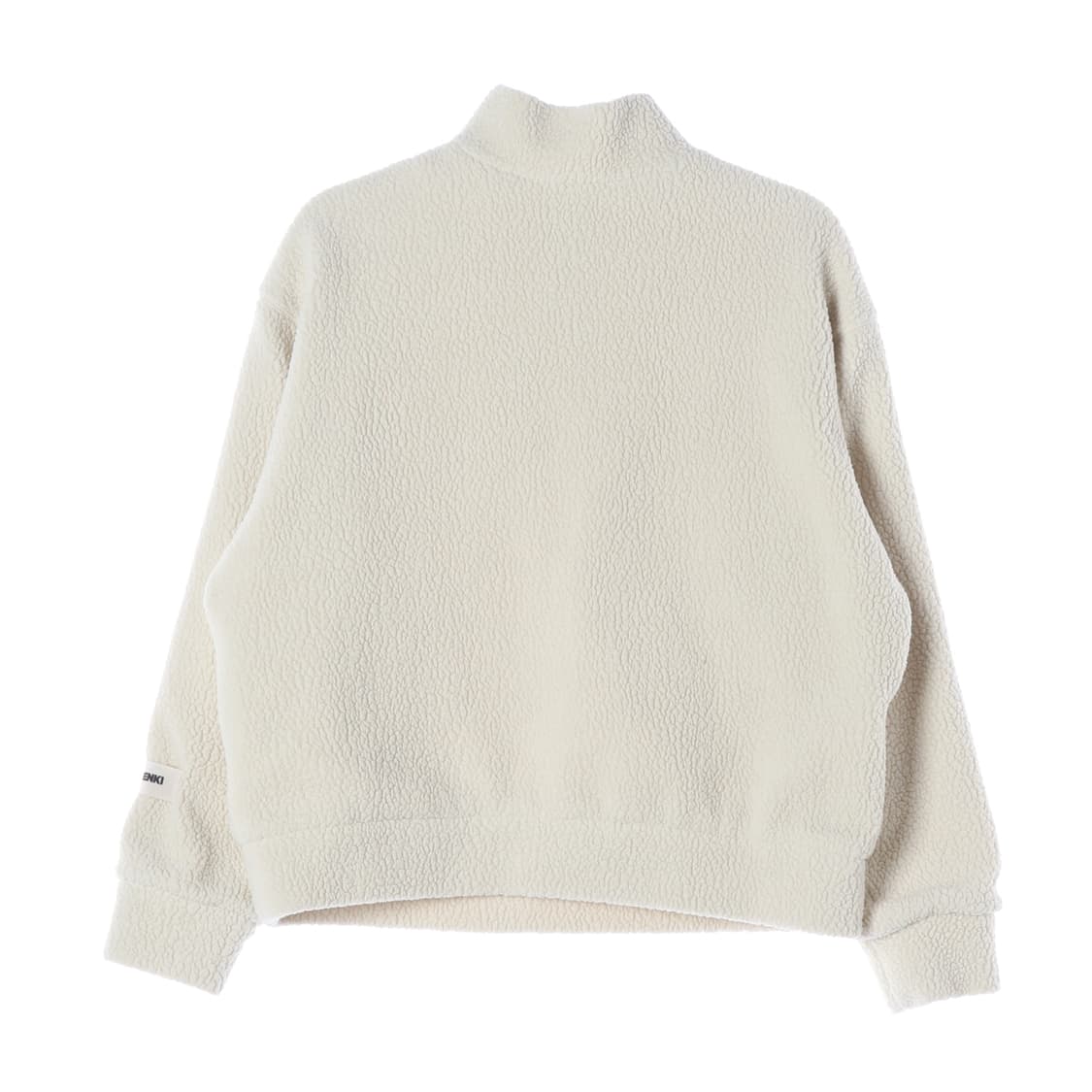 옌키 옌키 하프집업 뽀글이 플리스 아이보리 상품이미지2