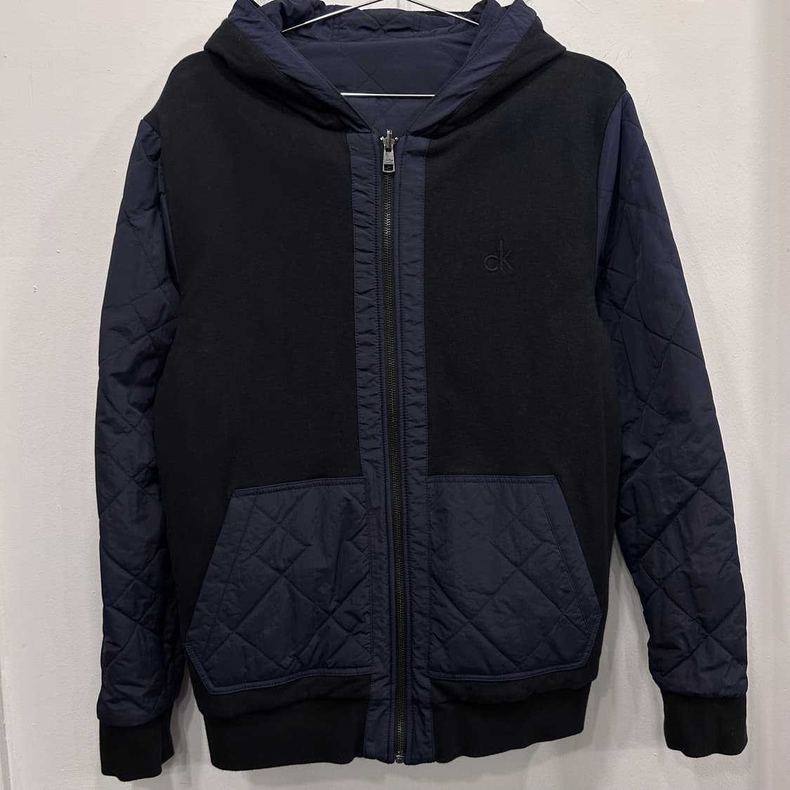 캘빈클라인 리버시블 퀼팅 헤비코튼 후드집업 상품이미지4