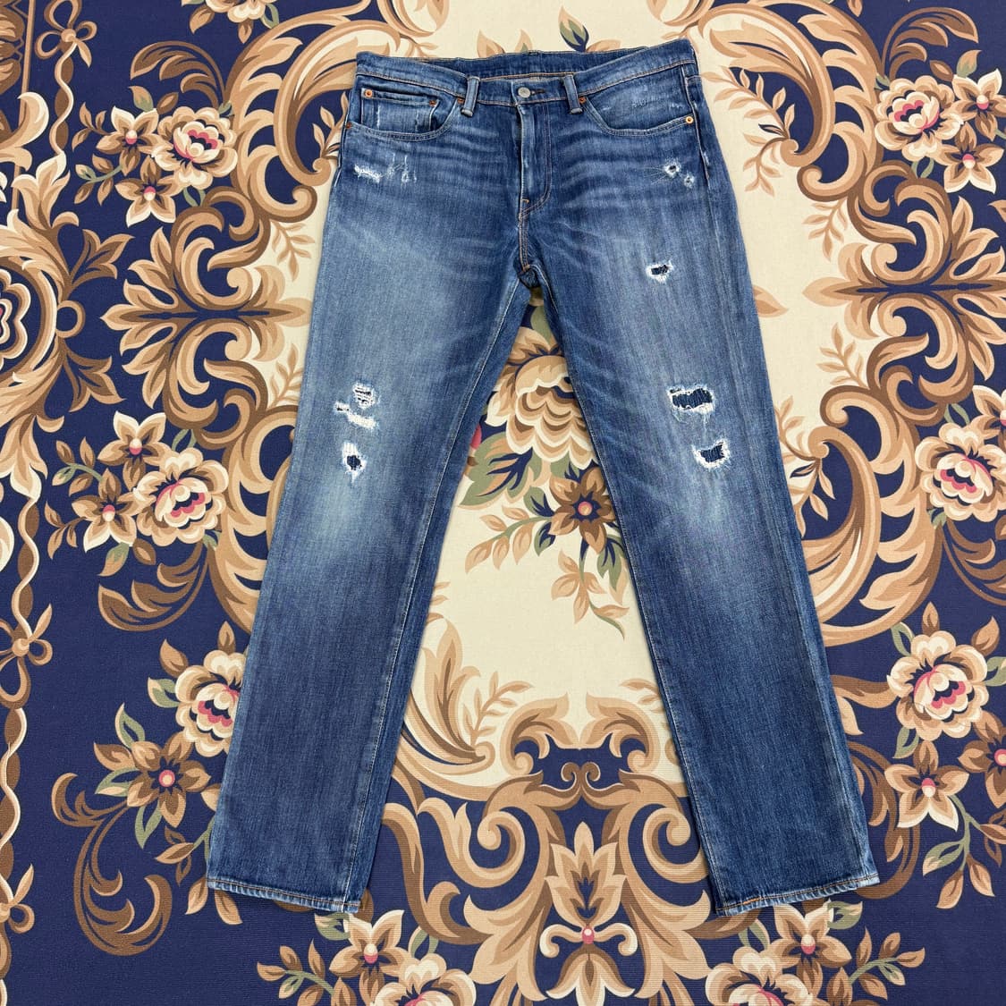 (34)리바이스 Levis 511 데미지 워싱 데님팬츠 상품이미지1