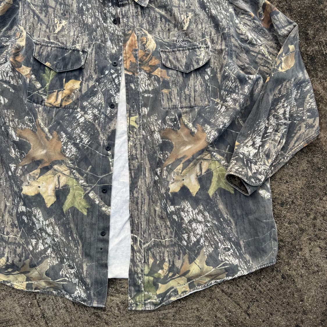 [XXL] 리얼트리 패턴 빅사이즈 셔츠 상품이미지4