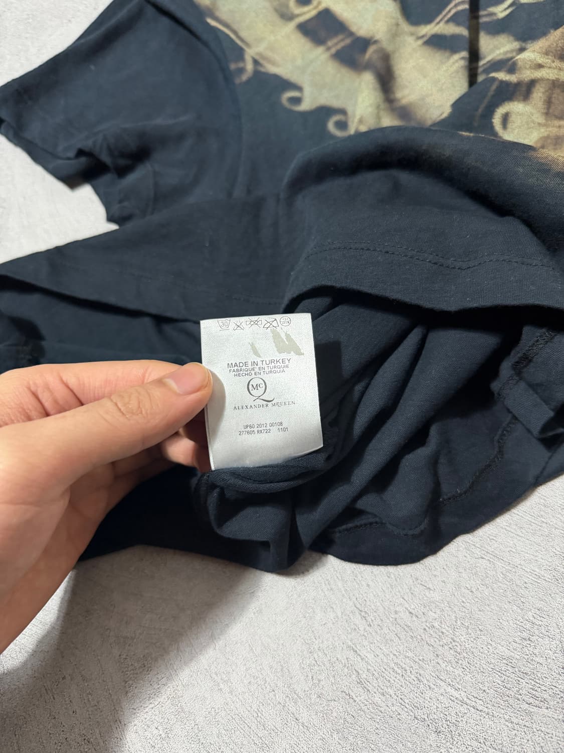 12SS 알렉산더 맥퀸 나폴레옹 반팔 티셔츠 상품이미지7