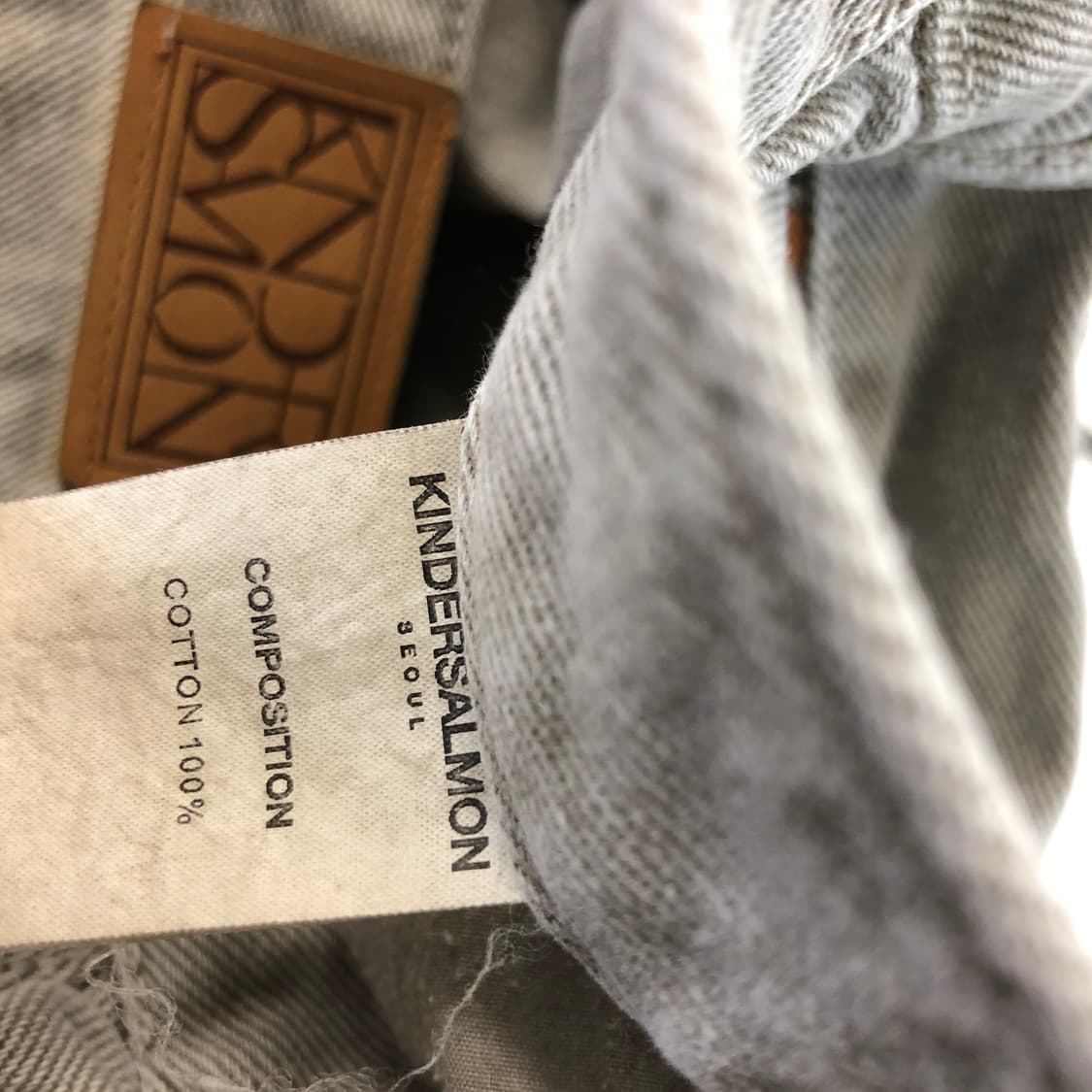 킨더살몬 더스티베이지 데님진 25 인치  상품이미지6