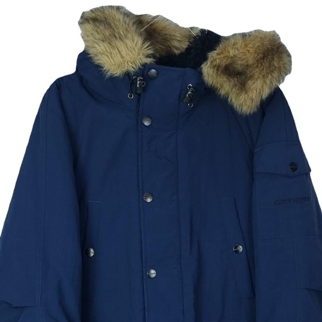 [칼하트] 로고 패치 앵커리지 야상 패딩 네이비 M17979 상품이미지4