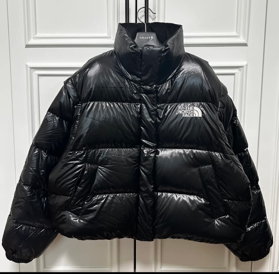 노스페이스 W 화이트라벨 글로시 디테처블 다운 자켓(95) 상품이미지1