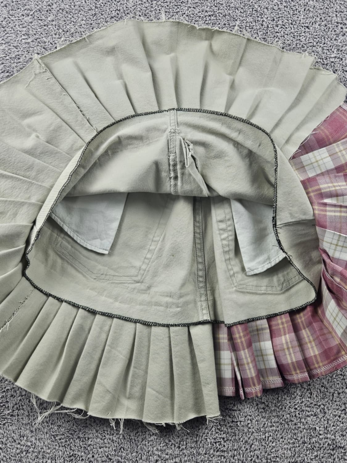 리바이스 리빌딩 리워크 커스텀 레이어 스커트 ( OS ) / 9034 상품이미지3