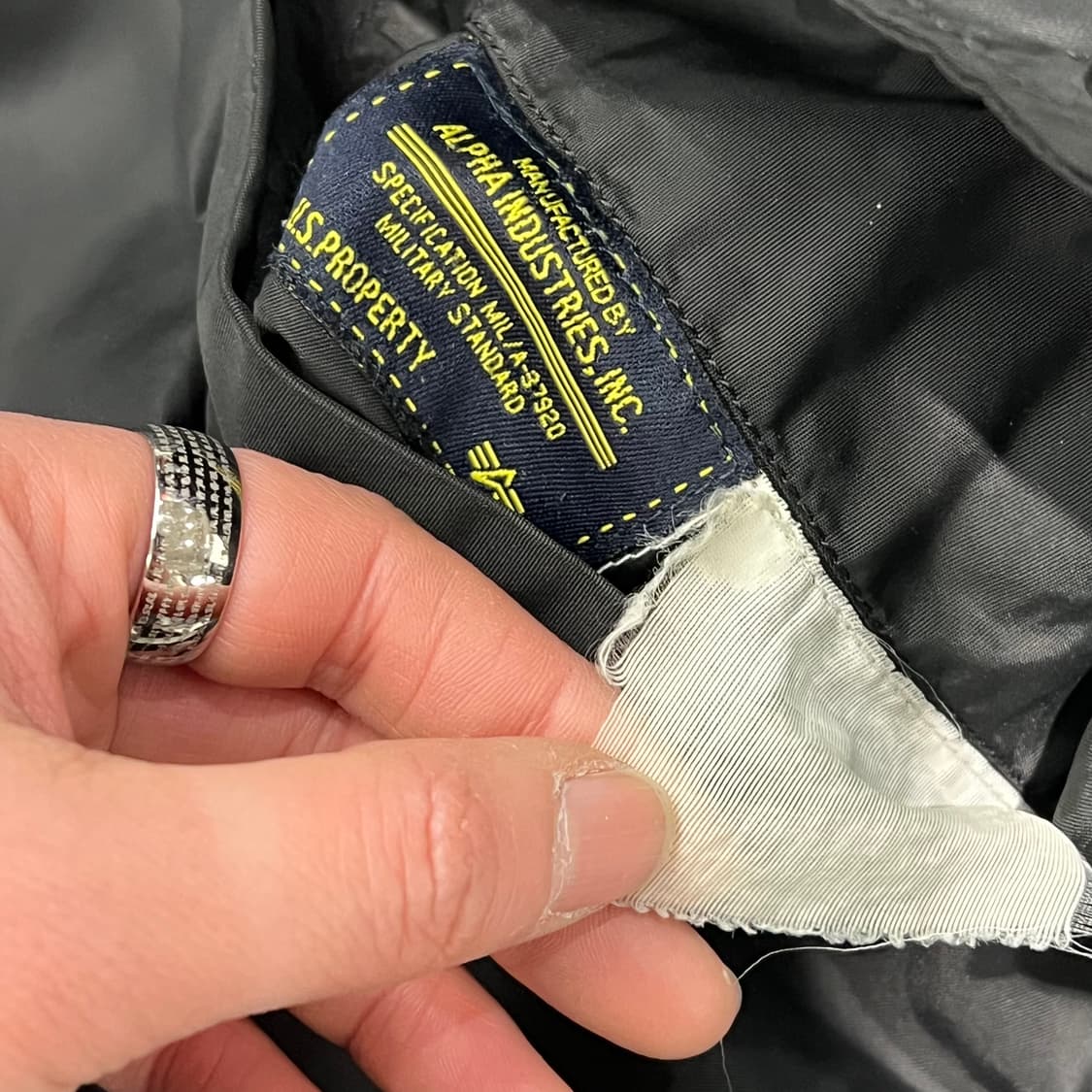 알파인더스트리 ma-1 항공점퍼 s09447 상품이미지9