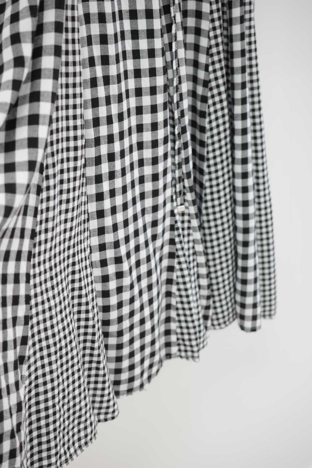 Mix checked long skirt 상품이미지7