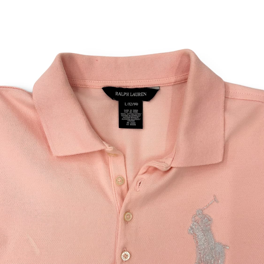 Polo, Beads Remake Pink PK Top 상품이미지3