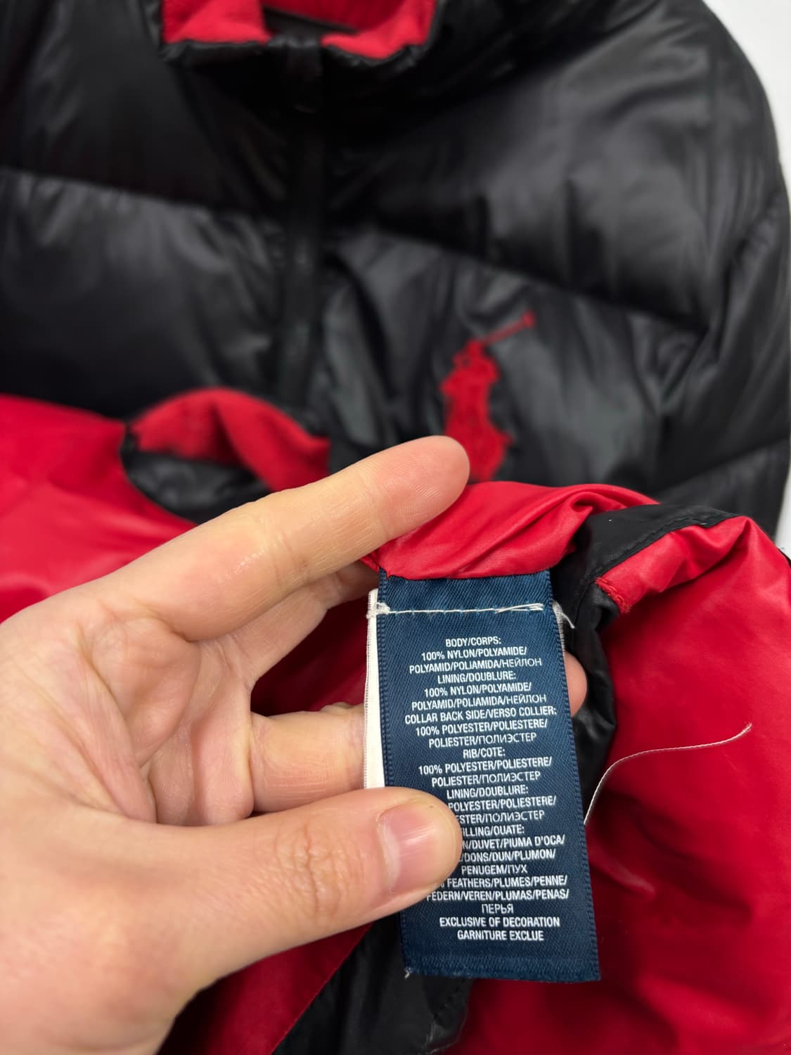  폴로랄프로렌 유광 다운패딩 상품이미지7