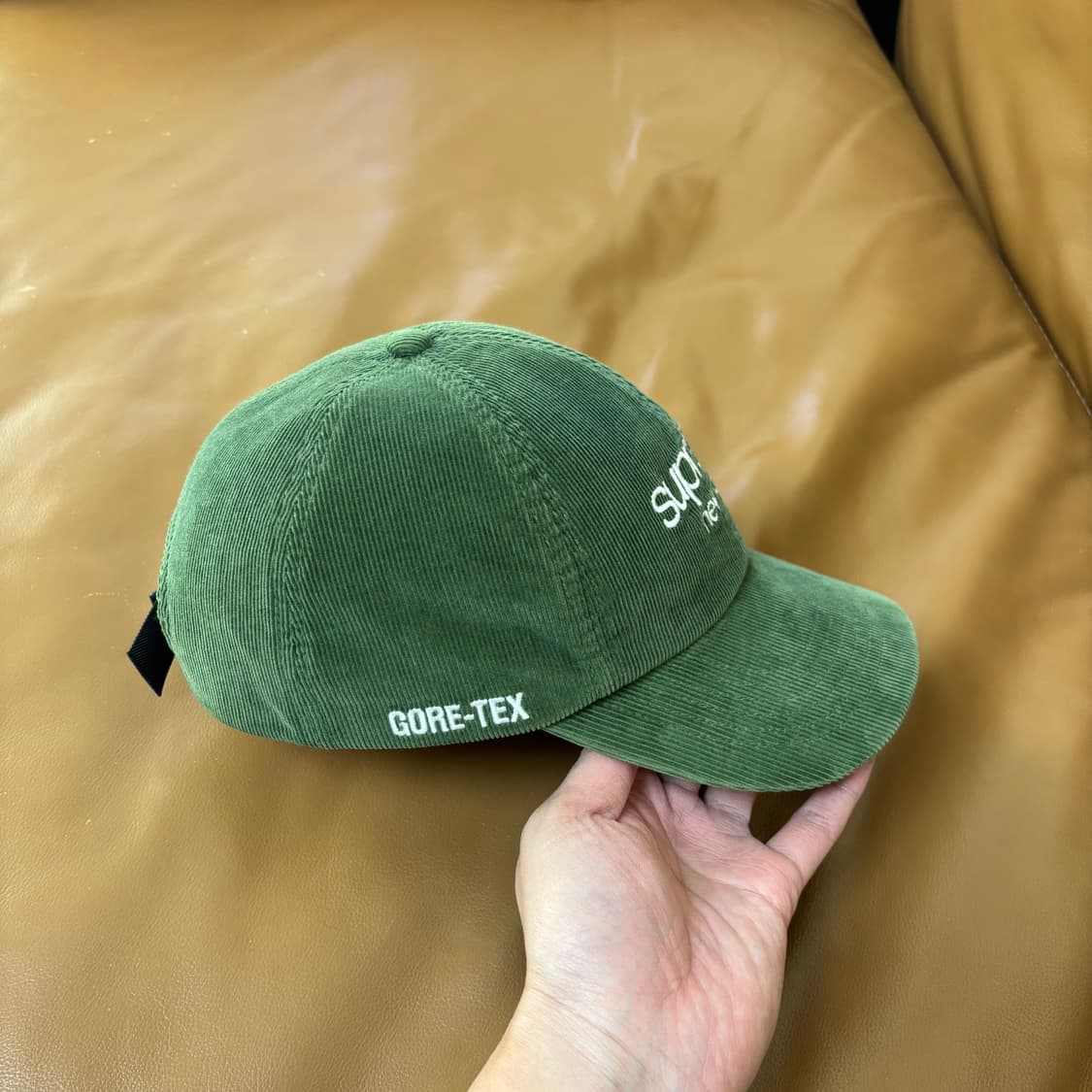 슈프림 6패널 볼캡 모자 고어텍스 그린 클래식 로고 상품이미지3