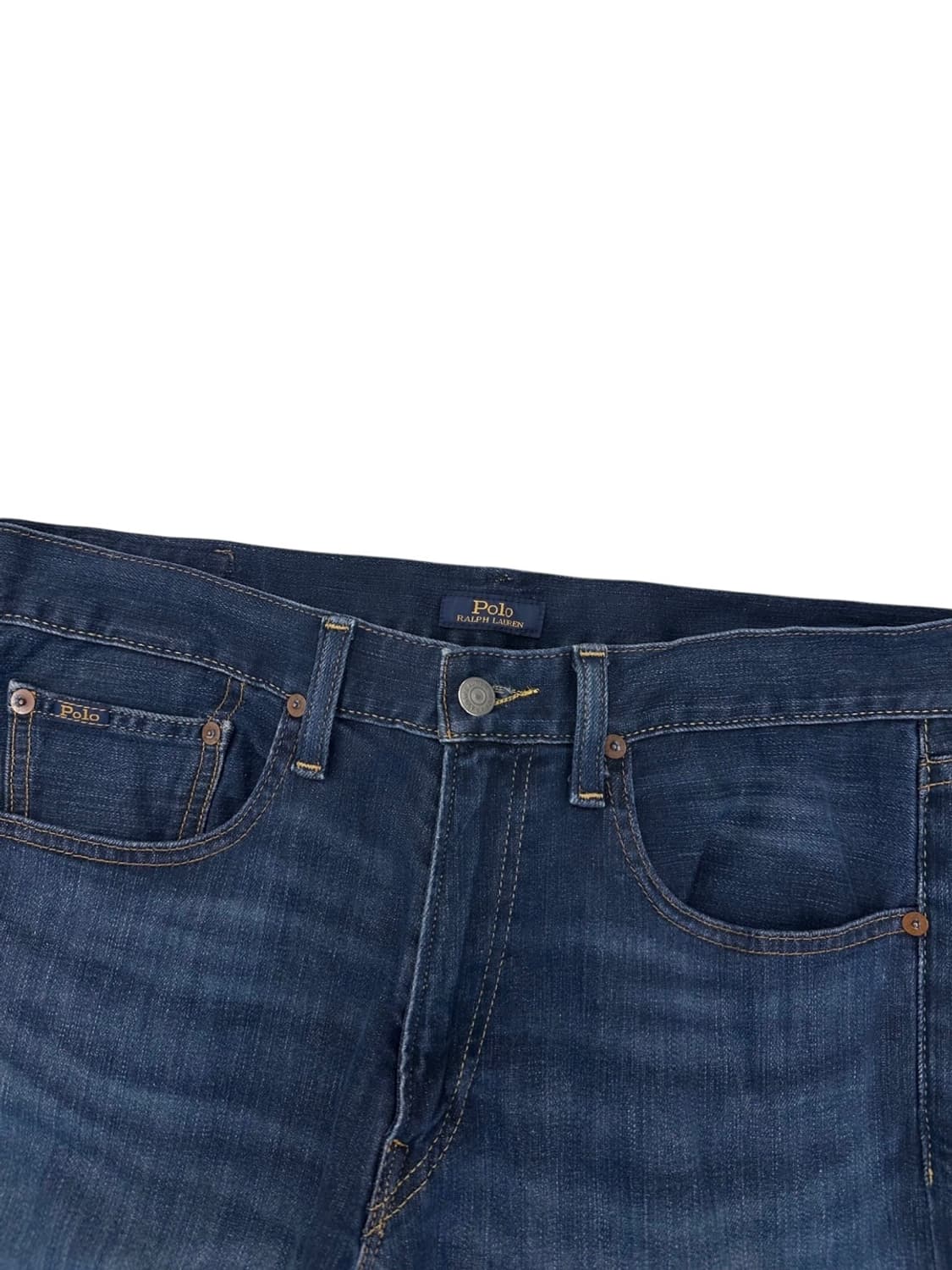 폴로 셀비지데님팬츠 (32,가죽패치) 상품이미지2