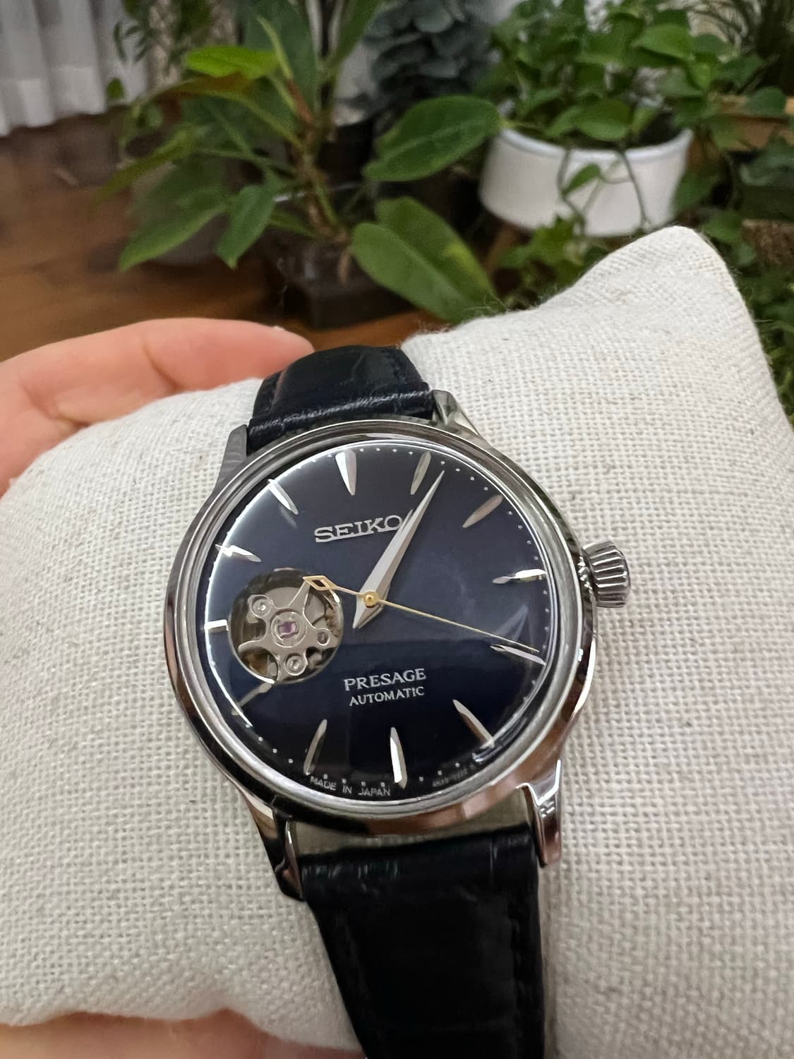 세이코 프레사지 오픈하트 칵테일 풀박 남녀공용 사이즈 청판 상품이미지4