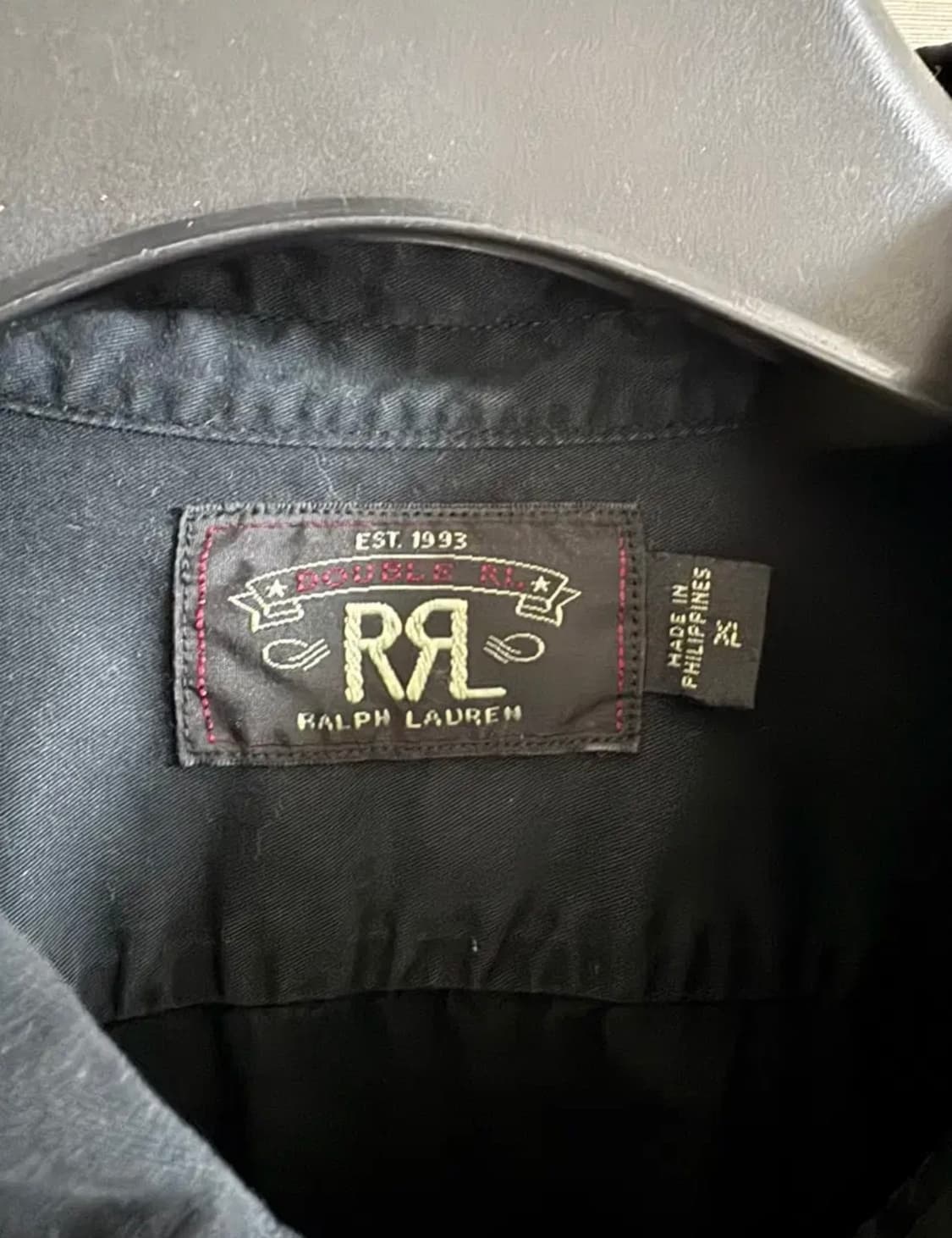 더블알엘 RRL 블랙 워크셔츠 XL 상품이미지2