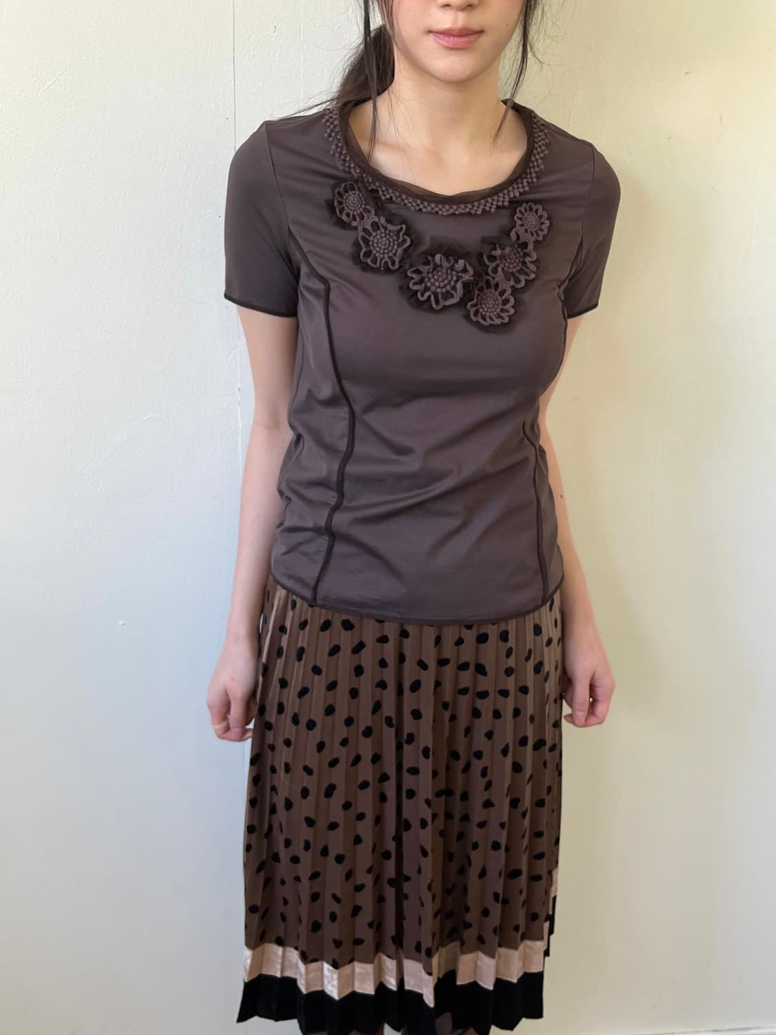 +RCO 코코아 플라워 탑 상품이미지6